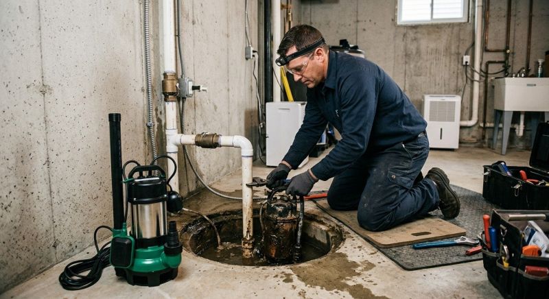 Basement Drainage Installation in Des Moines, IA