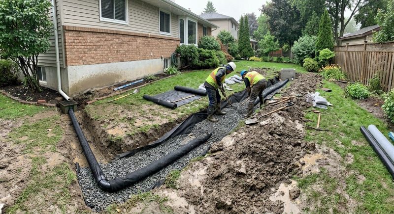 Landscaping Drainage Installation in Tuscaloosa, AL